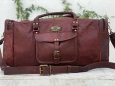 Sac Weekender En Cuir Handmade