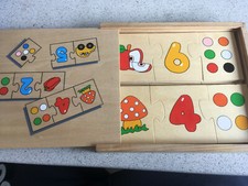 PUZZLE en bois educatif