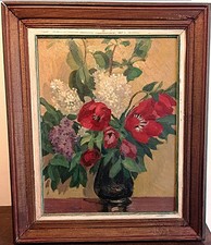 Vase de fleurs sur un