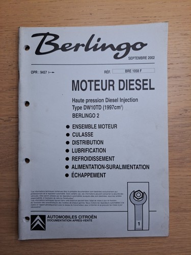 Manuel citroen berlingo - (352b),