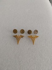 Lot de Collars Officier armée us MEDICAL CORPS ww2 original