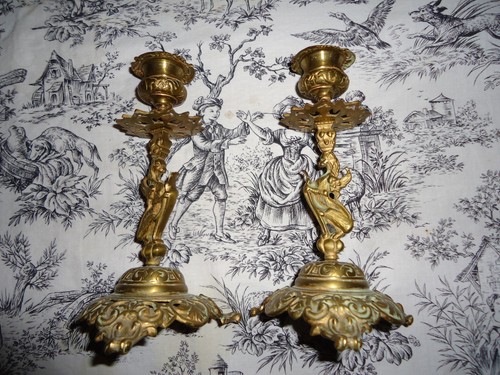 Paire chandeliers - de, /
