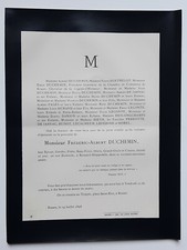 ALBERT DUCHEMIN Berthelot FAIRE PART Jarnac DESLONGCHAMPS Buhot Perrotte 1898