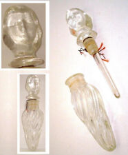 très ancien flacon parfum ORCEL bouchon tête femme touche-oreille **RARISSIME**