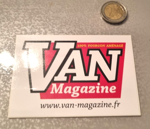 Autocollant sticker van - autocollant/sticker,