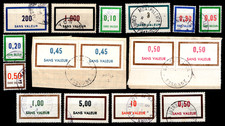 FICTIFS : 16 Timbres Oblitérés / Lot FRANCE