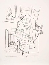 Pablo Picasso, Femme Dans Un Fauteuil, Lithographie Sur Papier Arches