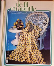 Classeur 15 revues de fil en aiguille 31 à 45 1972 couture coupe tricot VINTAGE