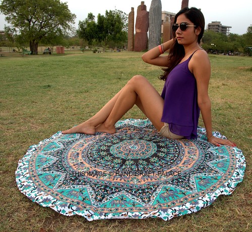 Tapisserie mandala indien - mandala,