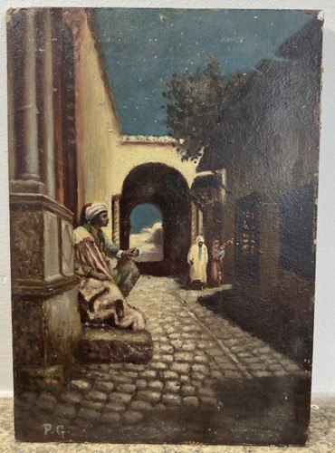 Scène orientaliste nuit - scène, de
