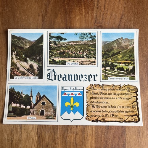 Postcard cpa beauvezer - cpa,