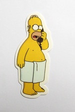 vianille - STICKER  Autocollant SIMPSON - 6 x 2,5 cm