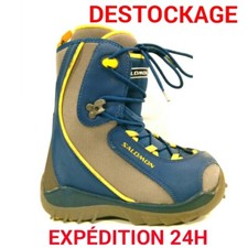 boots de snowboard enfant occasion SALOMON tailles:35 au 38