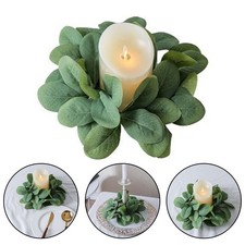 Guirlande Bougeoir Feuille d'Eucalyptus Artificiel Apportez la Nature dans votre