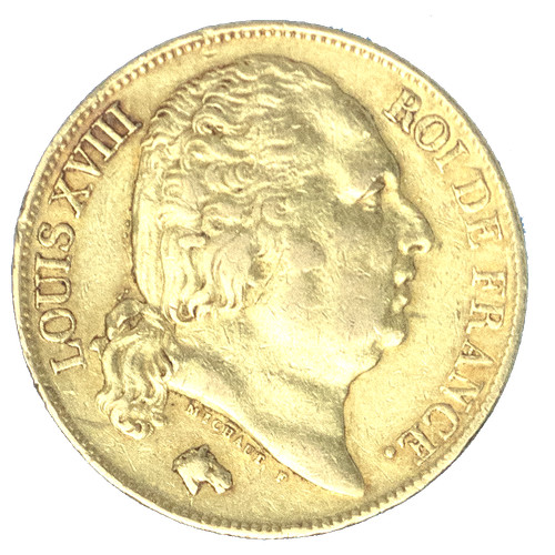 Louis xviii francs 1817 - louis, xviii-20