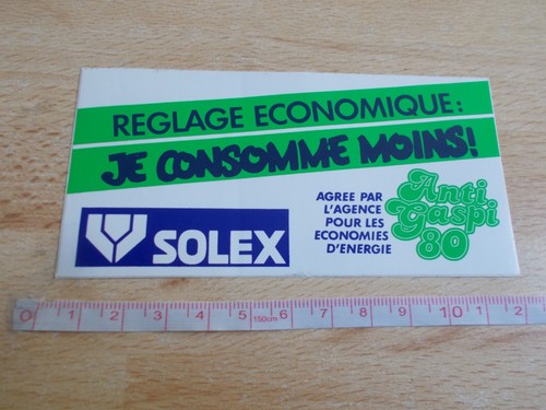 Autocollant solex anti - anti, gaspi