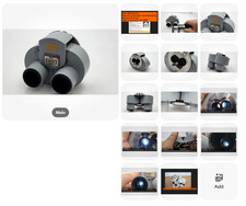 *Pour pièces* Jumelles de microcope Carl Zeiss F=125 fabriquées en...