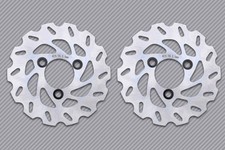 Paire de Disques Avant Wave Fixe SHURIKEN Quad 170mm SUZUKI LTR 250 1985-1992