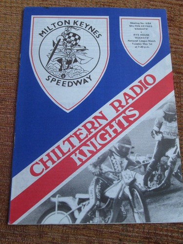 Programme speedway milton - speedway,