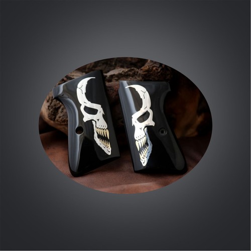 Poignées noires acryliques