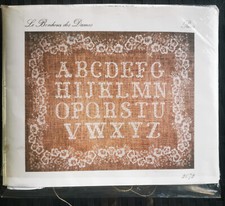 kit broderie abécédaire Bonheur des Dames