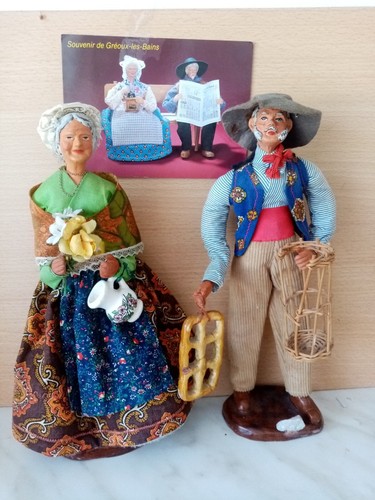 Duo grands santon - grands, provence