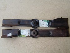 2 lames tracteur tondeuse adaptable noma 306932