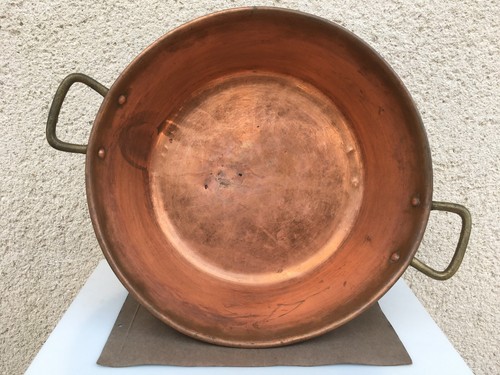 Ancienne bassine confiture - bassine, à