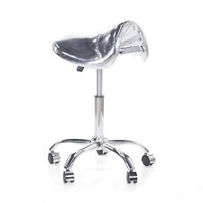 Argent Beauté Tabouret Selle Coiffure Chaise Manucure Ongle Salon Coupe Tatouage
