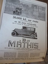 MATHIS 10 CV voiture 39