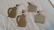 Lot de 4 poids en forme de cafetière et de faitout pour nappe