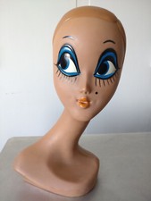 Tête à Chapeau mannequin TWIGGY  Modele HUARD 1971  Vintage 