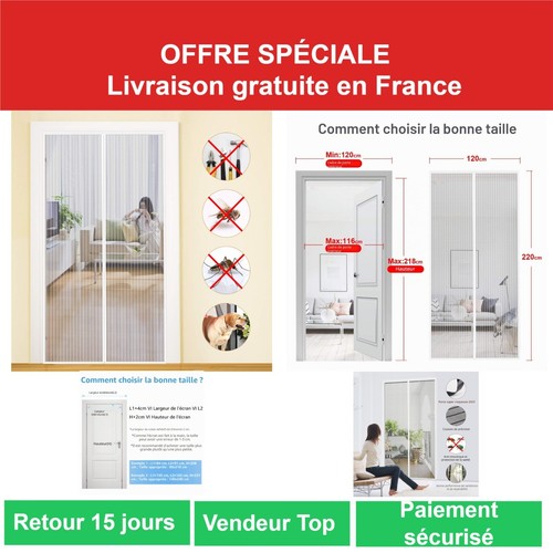 Mycarbon moustiquaire porte - moustiquaire,