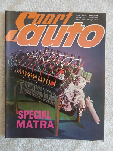 Sport auto 1968 - auto, moteur