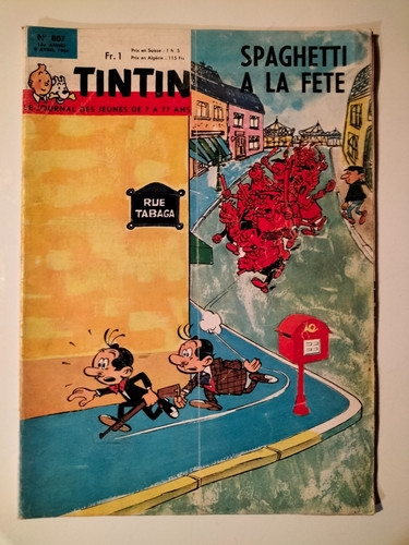 Journal tintin 807 du 9 - n°,