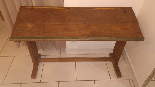 Ancien pupitre écolier - pupitre, d'écolier