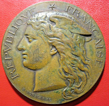 France. Médaille bronze 1881