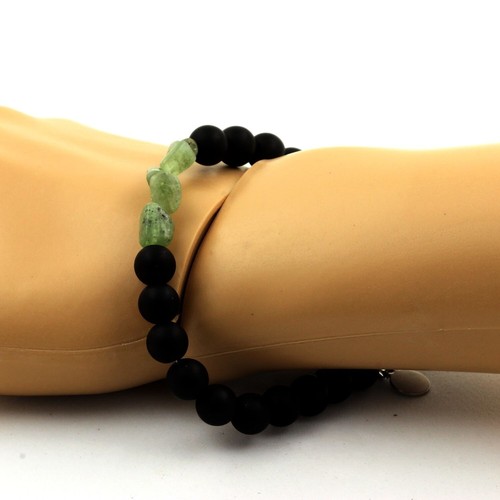 Bracelet apatite verte - apatite, de