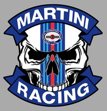 MARTINI RACING Skull Sticker
