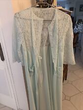 Déshabillé Vintage Indémaillable De Nylon Et Dentelle