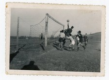 PHOTO SNAPSHOT, match de foot football ballon but joueurs ombre photographe