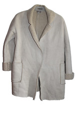 "BE GIRL" MANTEAU CHAUD EFFET  MOUTON RETOURNE T.42/44
