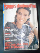 Femmes d'aujourd'hui N° 17 1984 Mode vintage Couture Patron tricot pull kimono