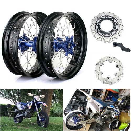 Roues jantes moyeu bleu - jantes,