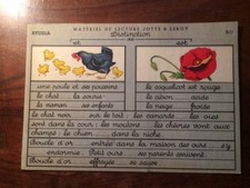 LIVRE SCOLAIRE/MATERIEL DE LECTURE JOTTE & LEROY/FICHE STUDIA N°50