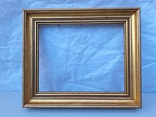 vintage gold photo picture frame. Wood cadre ancien bois doré