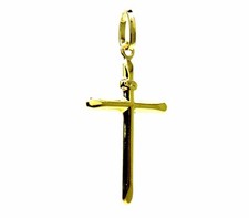 Pegaso Bijoux - Pendentif En Or Jaune 18kt (750) Croix