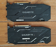 2 Used  GIGABYTE GV-N2070WF2-8GD 8G - GeForce RTX 2070 WINDFORCE 2X 8G