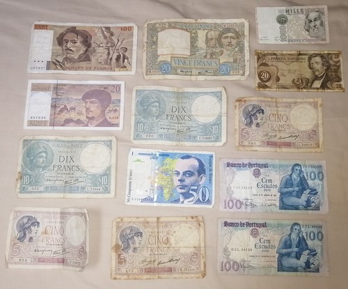 Lot billets français - billets, et