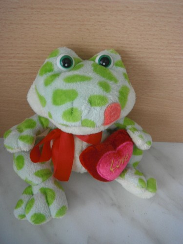 Peluche saint valentin - valentin, crapaud